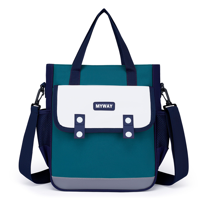 Bolsa de estudio, bolsas personalizadas, logotipo impreso para estudiantes de primaria, lecciones de reparación de tres usos, instituciones de capacitación portátiles, clases de tutoría
