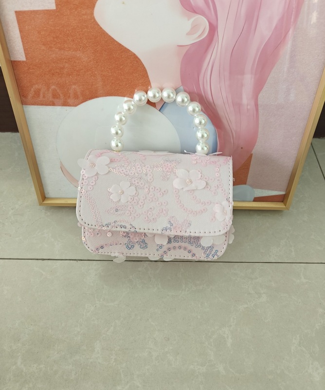 プリンセス子供のクロスボディバッグ新しいかわいいファッションショルダーバッグ女の子パールミニポータブルヌードバッグ卸売クロスボーダー|undefined