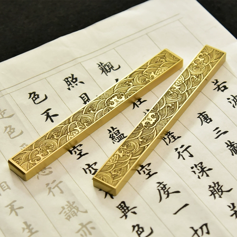 Медная муаровая каллиграфия