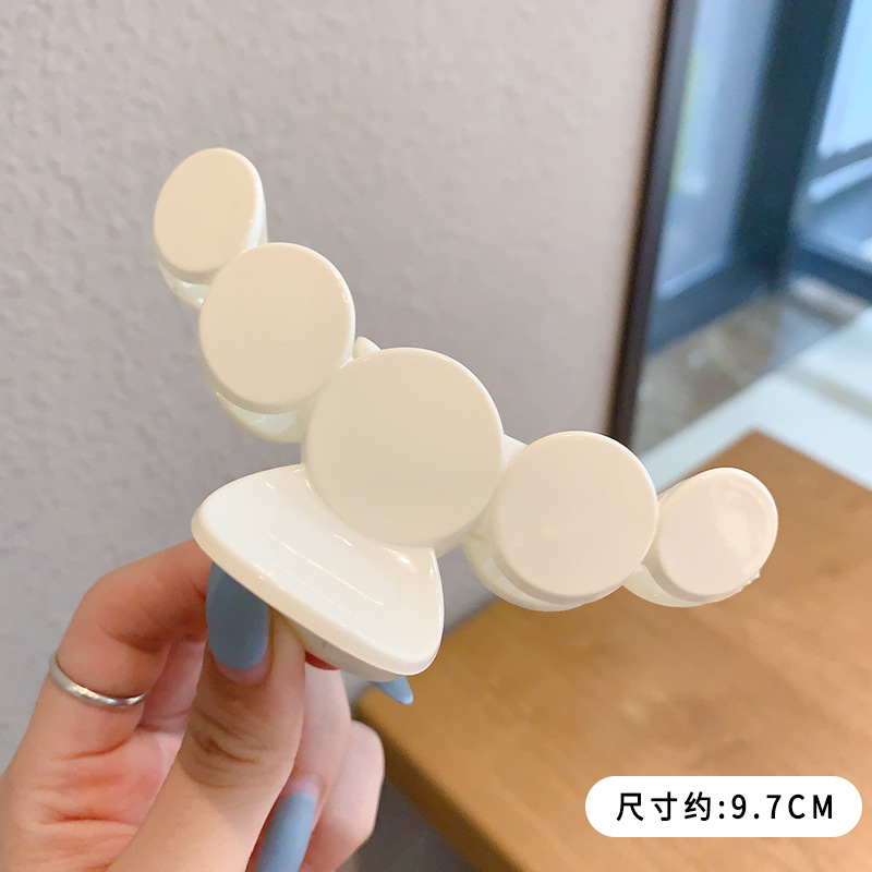 Clip de pelo de gran tamaño esmerilado simple Cabeza trasera updo horquilla de alto grado tiburón clip horquilla tocado al por mayor