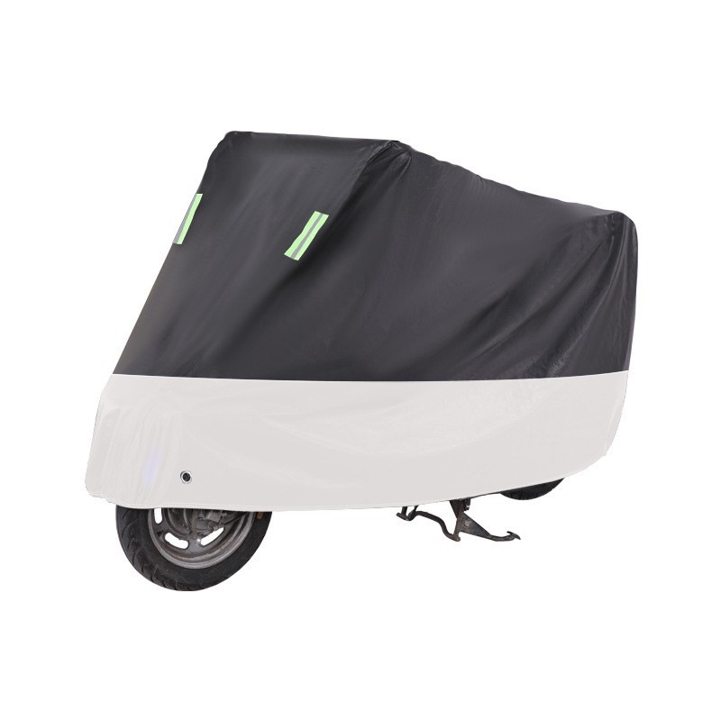 Manufacturer's in-stock hot-selling motorcycle cover for rain, sun, and dust protection, thickened full-coverage sun protection cover for electric vehicles