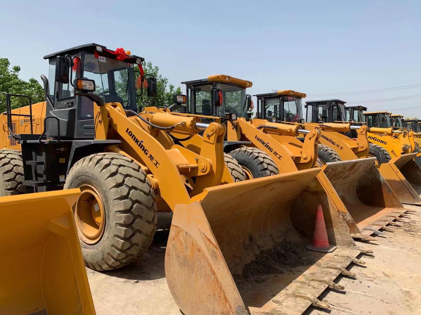 Cargadora / carretilla elevadora para exportación Liu Gong 856 Carter 966H Cargadora