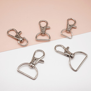 Zinc Alloy 3 points Fish Mouth buckle chic color clothing bag accessories metal hook buckle bag key hanging decorative buckle fish mouth buckle