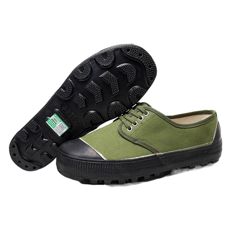 3511 Genuine Old-Style Military Green Liberation Shoes for Laboring in the Fields, Wear-Resistant, Non-Slip, Labor Protection Yellow Ball Farm Shoes for Men