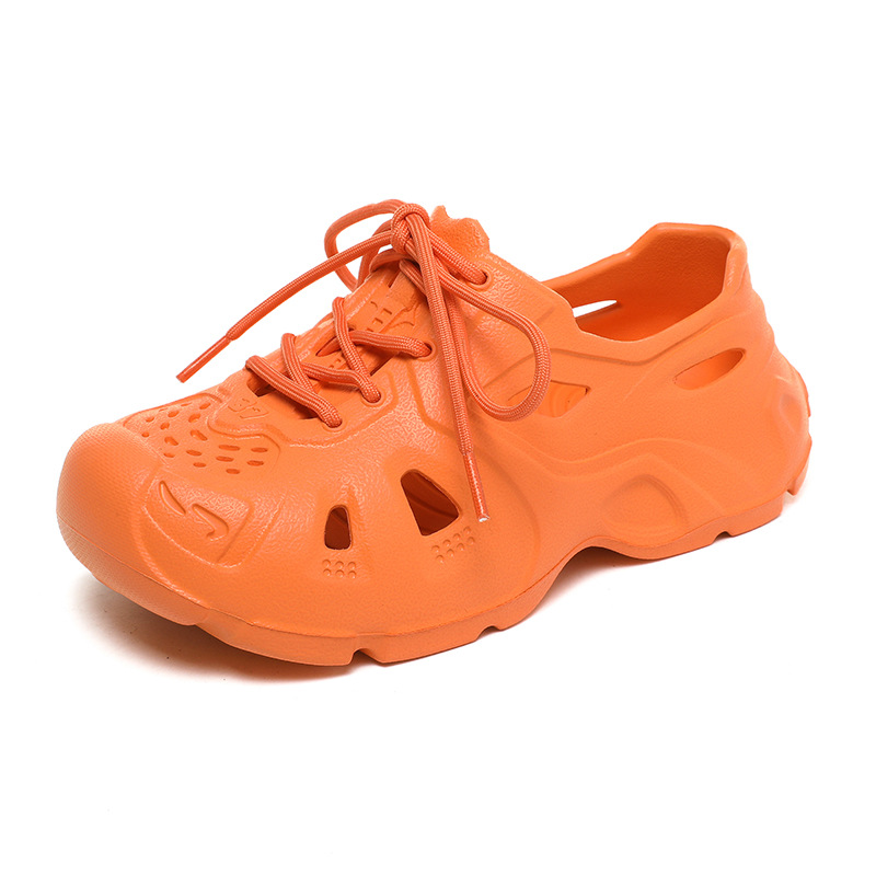 Zapatos de agujero de correa de coco para hombres y mujeres en verano, sandalias de mierda para hombres, zapatos de playa grandes