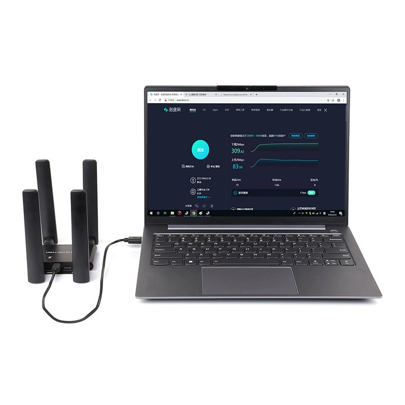 Плата расширения 5G донгл с четырьмя антеннами — интерфейс USB3.2, корпус из алюминиевого сплава, поддержка M.2 Key B