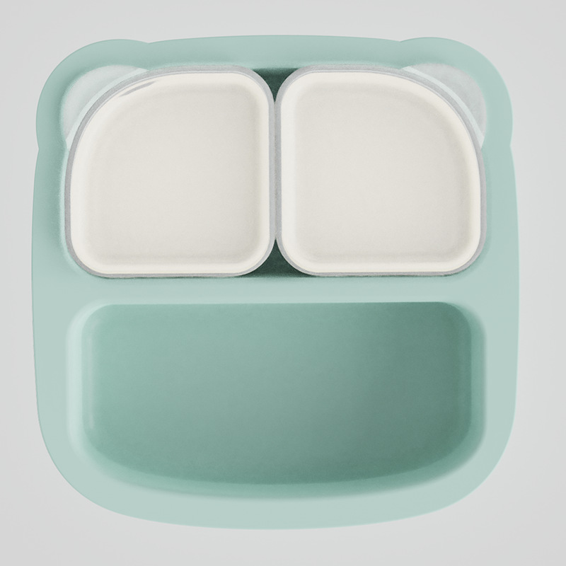 파란색 디너 플레이트