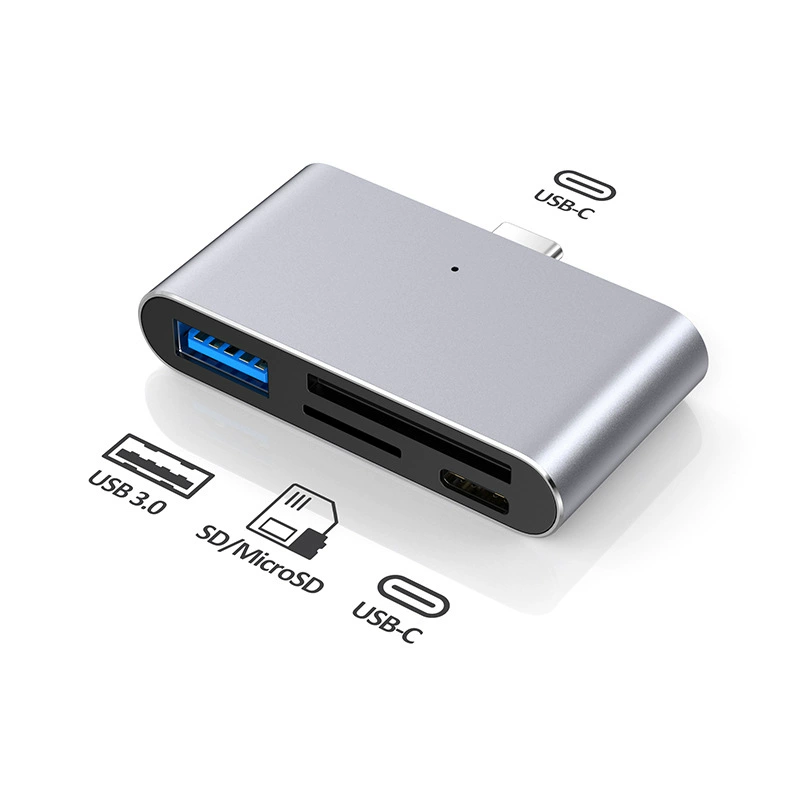 USB2.0 четырехвходовый картридер для SD/TF карт чтение мультит कार्यक्रम?