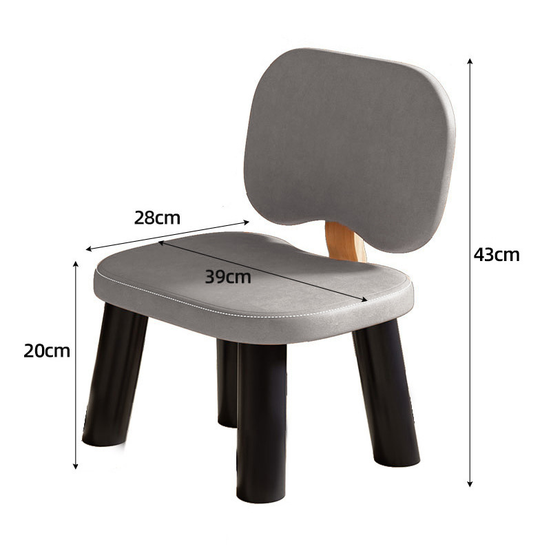 Taburete pequeño hogar silla de madera maciza sofá taburete de sala de estar banco pequeño simple sala de estar zapatos silla de cambio de zapatos taburete bajo de bolsa suave