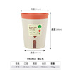 Automatic table flowerpot, round plastic small pot, water absorbent