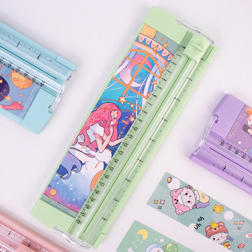 Mini macaron color A5 paper cutter handmade paper cutter DIY small paper cutter paper cutter