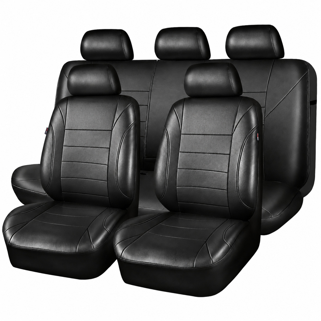 Cross-border foreign trade universal car seat covers 9-piece set with waistline design PU seat covers for Wish, AliExpress, eBay, full coverage