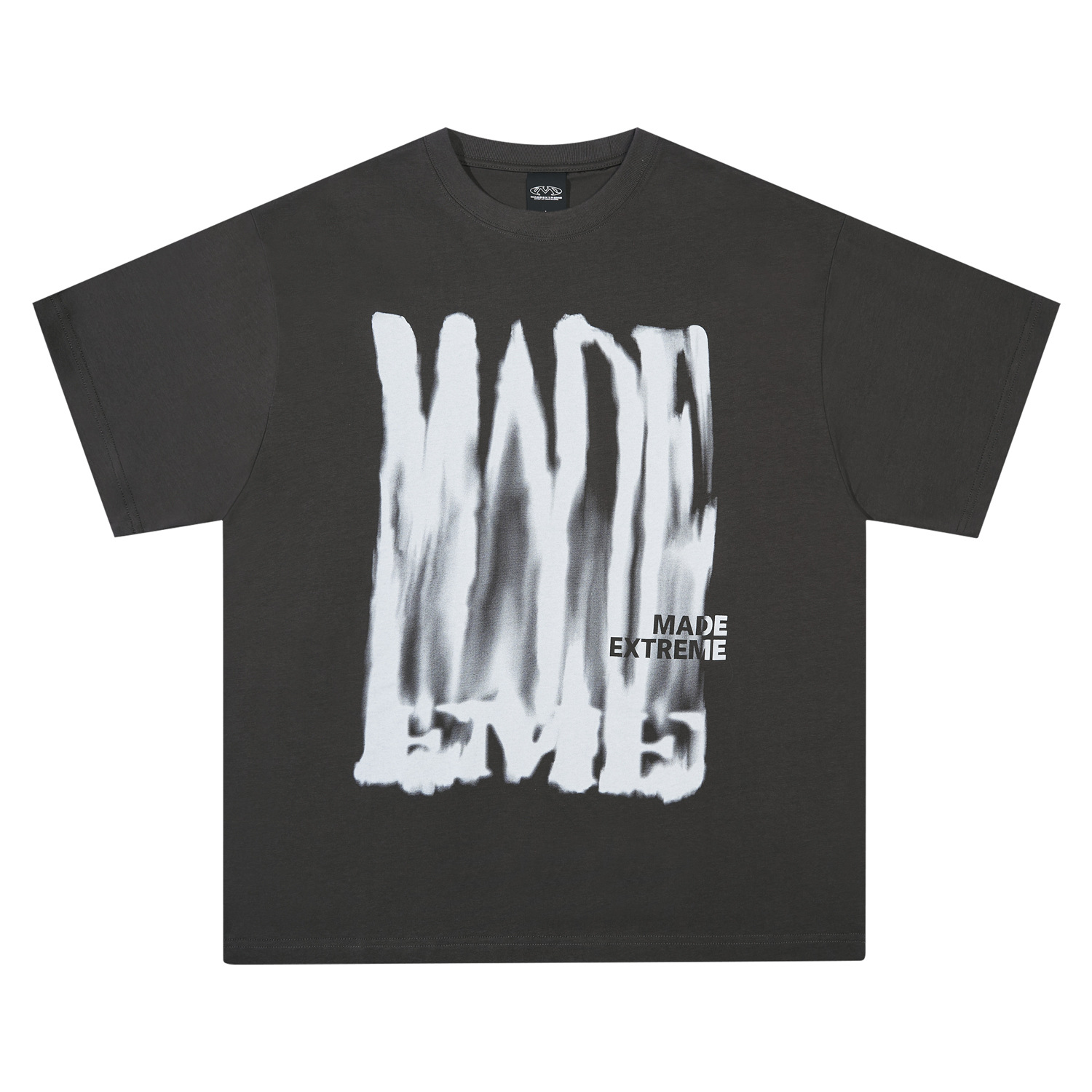 MADEEXTREME 270Gファインコットンアメリカン街頭手描きアルファベットプリント夏国潮メンズ半袖tシャツ