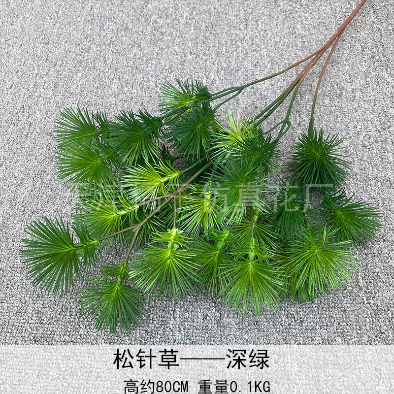 Flores de boda de alta calidad de flores de madera verde de bambú y lirio de pino masson de alta calidad