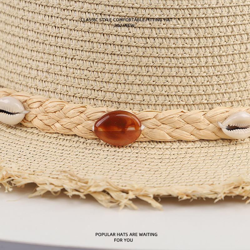 Gran Bretaña retro sombrero de paja panameño sombrero de verano nuevo sombrero de protección solar sombrero de playa sombrero de vacaciones