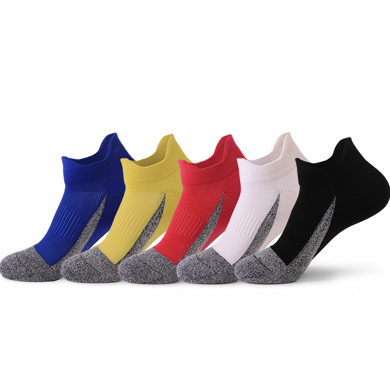 Calcetines deportivos para hombre y mujer, calcetines de running de tubo corto resistentes al desgaste, absorbentes del sudor, transpirables, antiolor, antibacterianos, calcetines de bádminton personalizados.