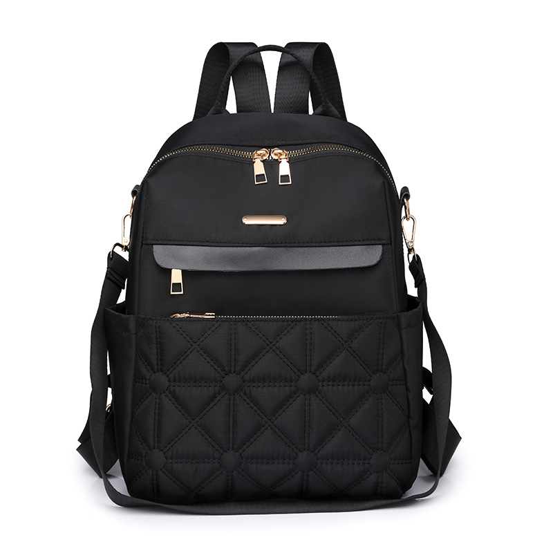 Mochila de mujer de nylon de nuevo estilo al por mayor transfronteriza 2024 Mochila multifuncional de viaje al aire libre de todo fósforo de moda Mochila escolar