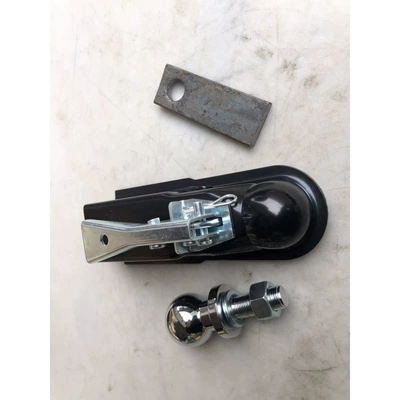 Motorcycle frame, DIY modification parts for - trailer-cover-ball-head-straight-head-piece-black