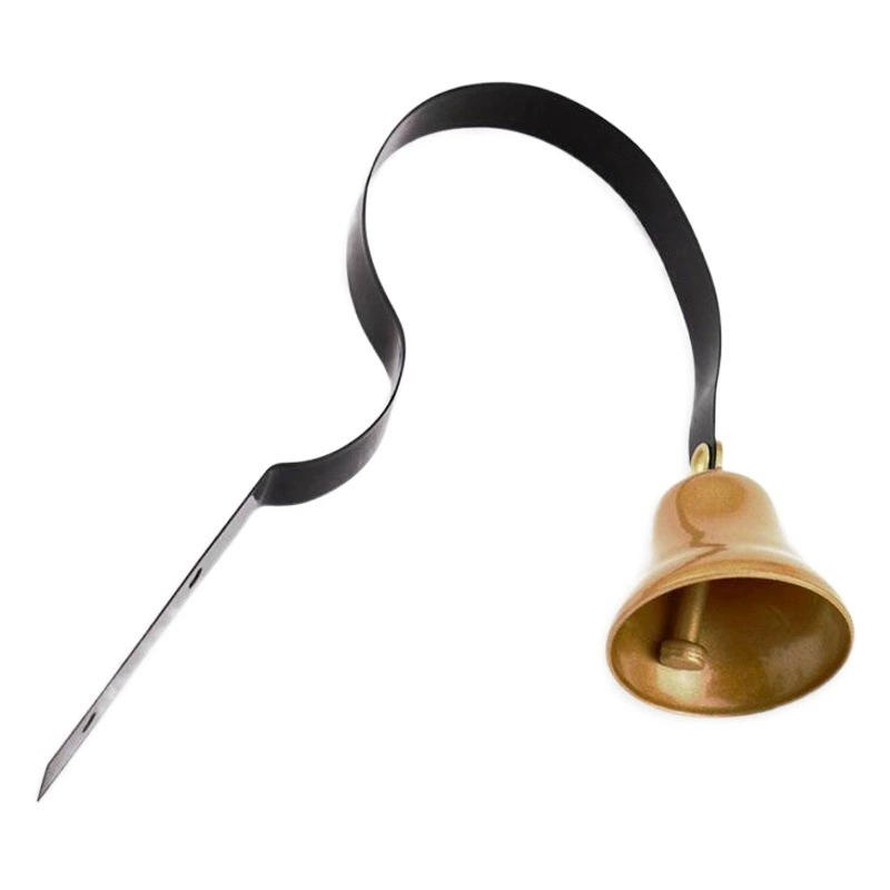 Новый трансграничный горячий продавать любимчика собаки Белл обучение собаки дверной звонок творческие принадлежности черный металл маленький медный колокольчик с винтами