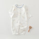 Baby's Jaysuit Pure Cotton Lightweight Air-conditioning Suit Baby's Boneless Long-sleeved Harper Summer Breathable Thin Pajamas Climbing Suit