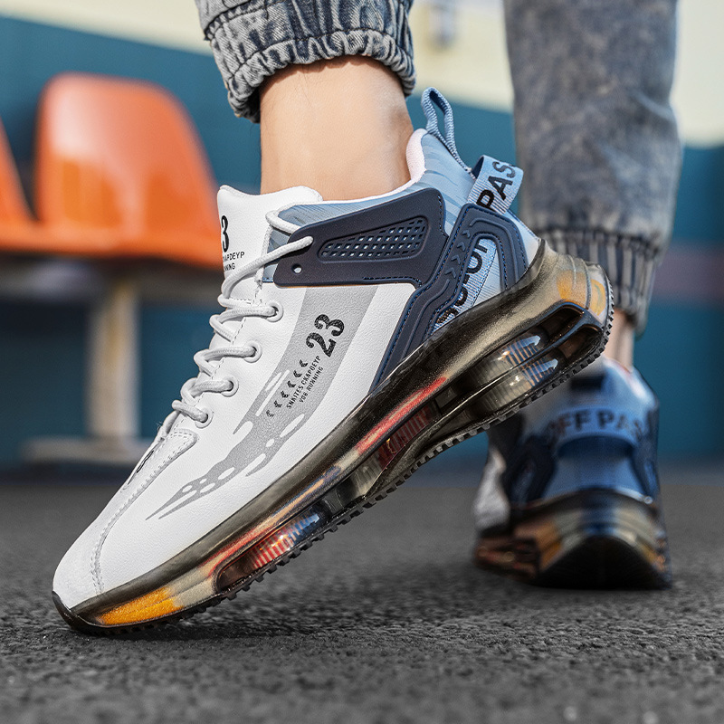 Cross-Border Live Delivery High-Top Men's Shoes, Youth Student Running Shoes, Spring Dad Shoes, Casual Sports Shoes