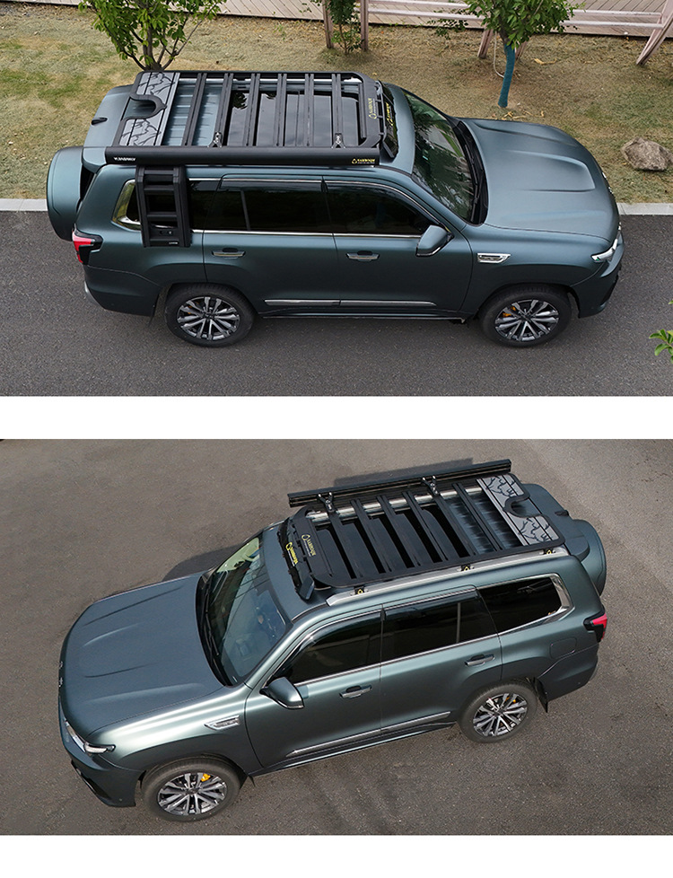 Beijing Bj60 Roof Rack Ladder Bag Mountain Curve Brand Non-Destructive Installation Roof Platform