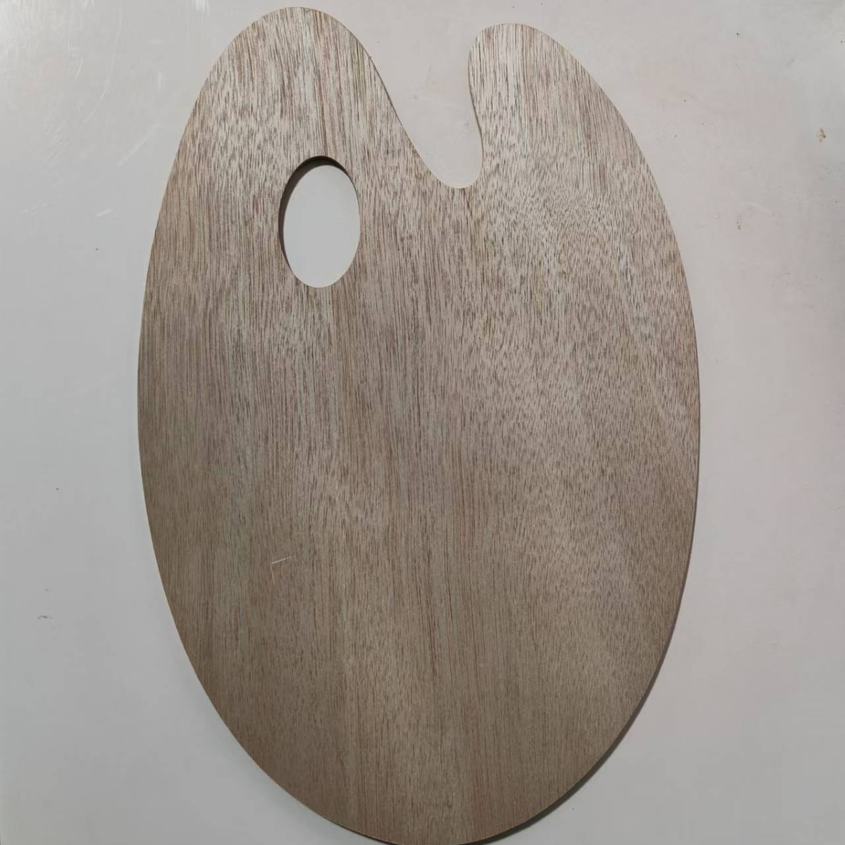 Paleta de pintura al óleo de madera, paleta de dibujo para estudiantes, paleta ovalada para gouache, paleta de colores de madera