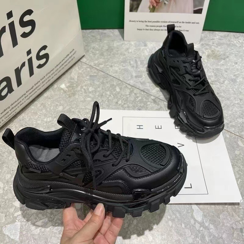 Thick-Soled Height-Increasing Dad Shoes for Women 2025 Spring and Summer K-Style New Versatile Sports and Leisure Shoes Ins Trbottom Thick-Soled Height-Increasing Dad Shoes for Women 2025 Spring and Summer K-Style New Versatile Sports and Leisure Shoes Ins Trbottom