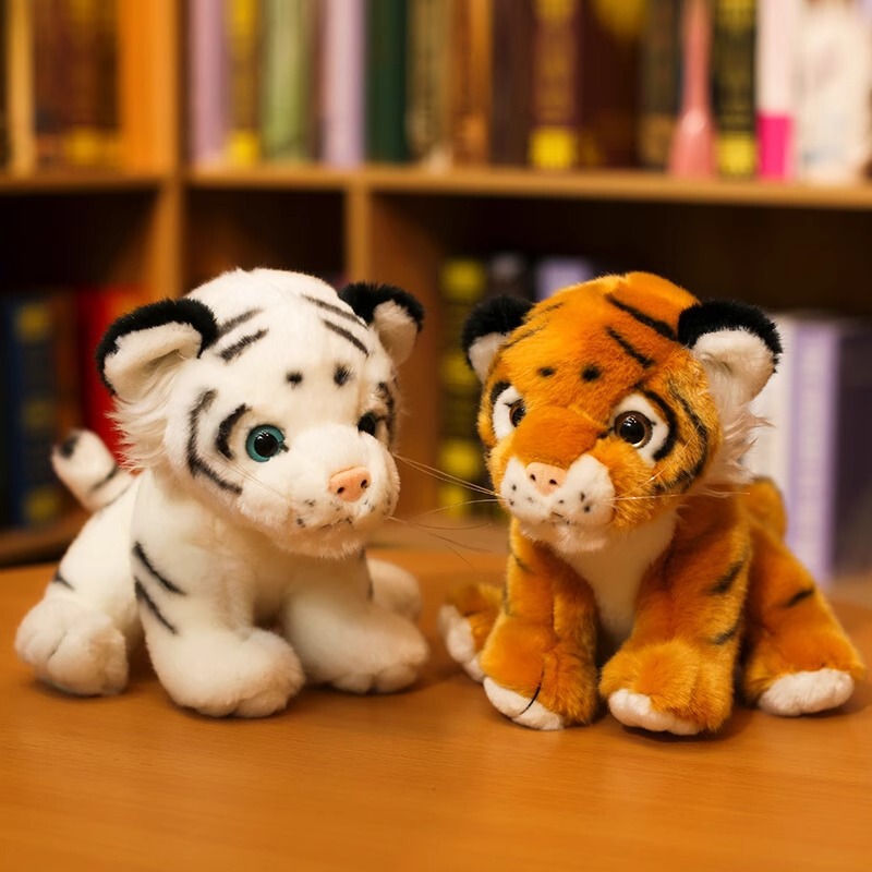 Simulation Little Tiger Doll Cute Plush Toy Zodiac Northeast Tiger Doll White Tiger Rag Doll Birth Day Gift Simulation Little Tiger Doll Cute Plush Toy Zodiac Northeast Tiger Doll White Tiger Rag Doll Birth Day Gift
