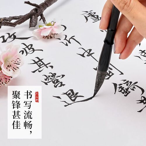 Calligraphy writing brush, wolf hair brush set and sheep hair brush for beginners, small and medium regular script, Chinese painting, calligraphy and painting, special for copying scriptures
