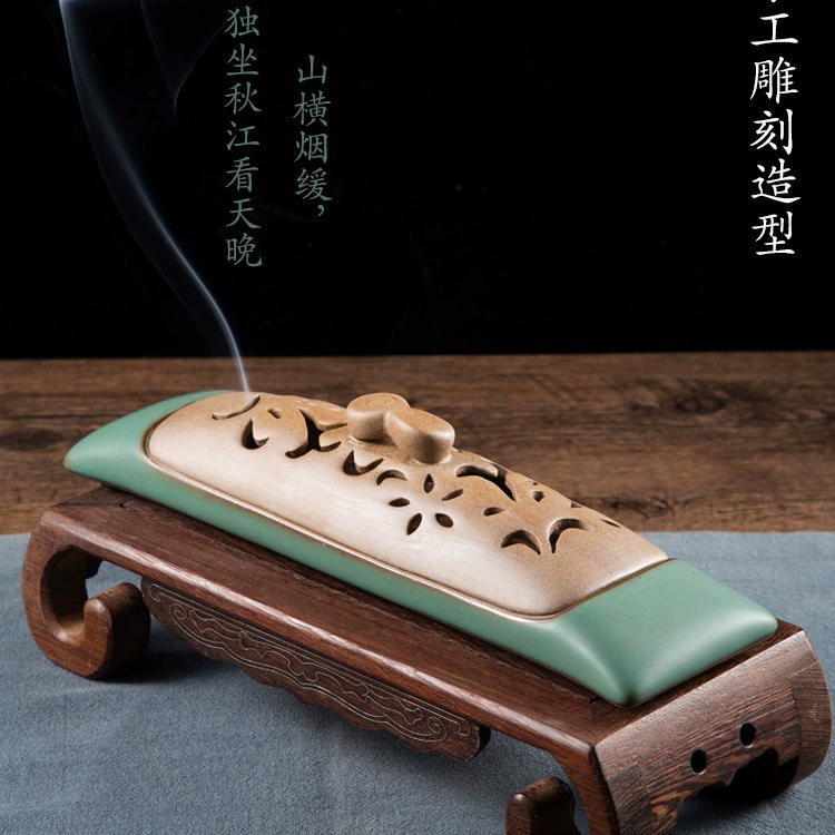 Керамическая линия курильница вставка для благовоний держатель для благовоний курильница из сандалового дерева курильница для благовоний креативная домашняя курильница