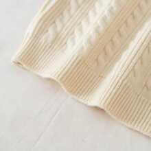 2025儿童毛衣秋冬款麻花款气质极简风插肩袖男女宝宝时尚保暖百搭