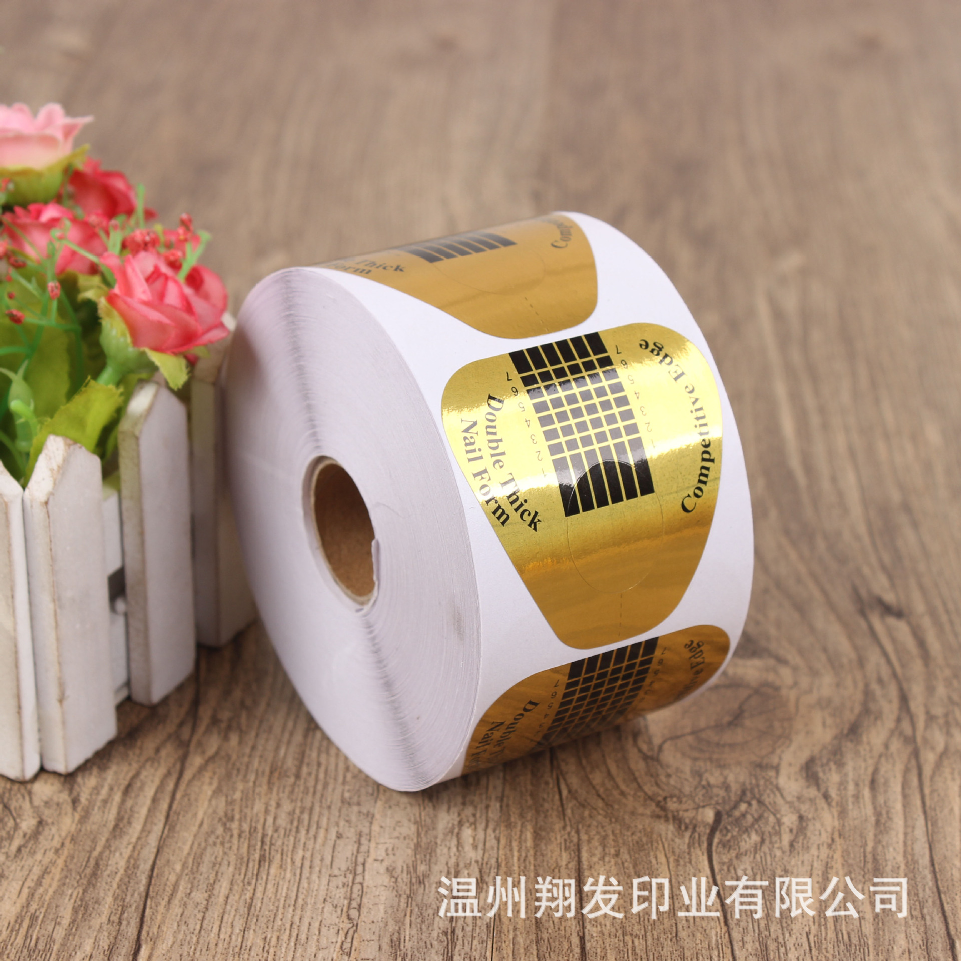 Titular de papel de extensión de uñas pegamento de fototerapia esmalte de uñas pegamento de uñas de cristal engrosado titular de dedo de herradura titular de papel