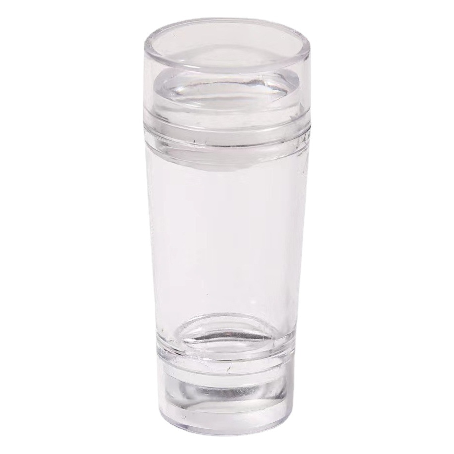 Transfronteriza Manicura nueva silicona transparente cabeza simple y doble con tapa sello francés uñas herramientas de impresión de bricolaje al por mayor