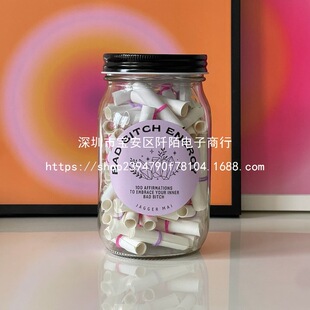 Cross-Border New Product Bad Bitch Energy Affirmation Jar Energy Confirmation Tank