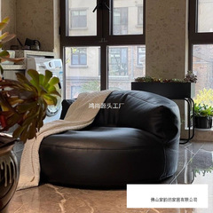 半月懒人沙发单人懒人椅小户型出租屋沙发可躺可睡阳台豆袋小沙发