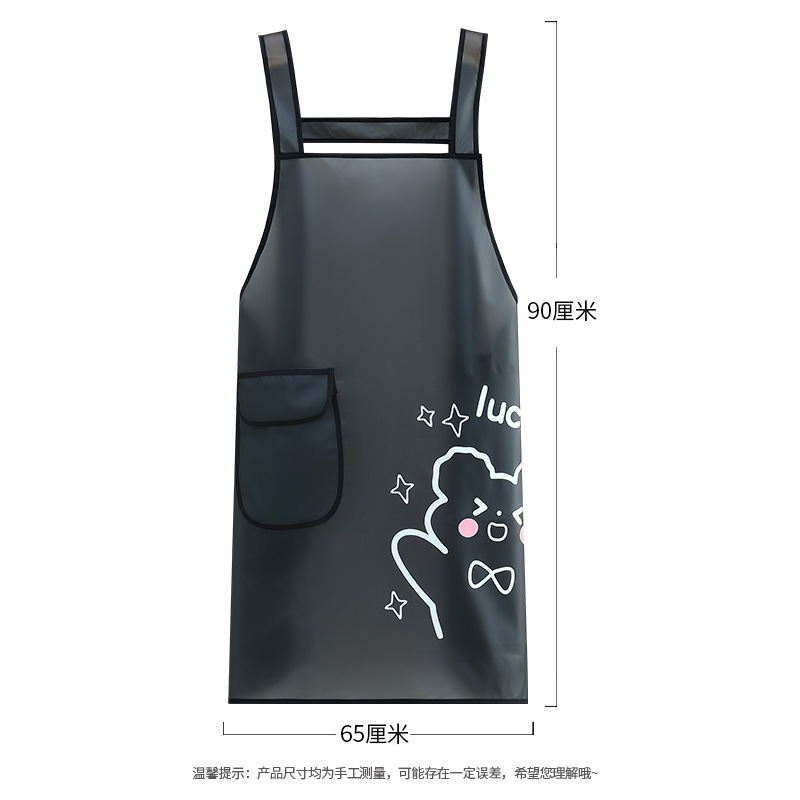 TPU製 新型 水洗い不要 防水・防油エプロン 家庭用 キッチン 薬品調理用 防油エプロン ケータリング作業服|undefined