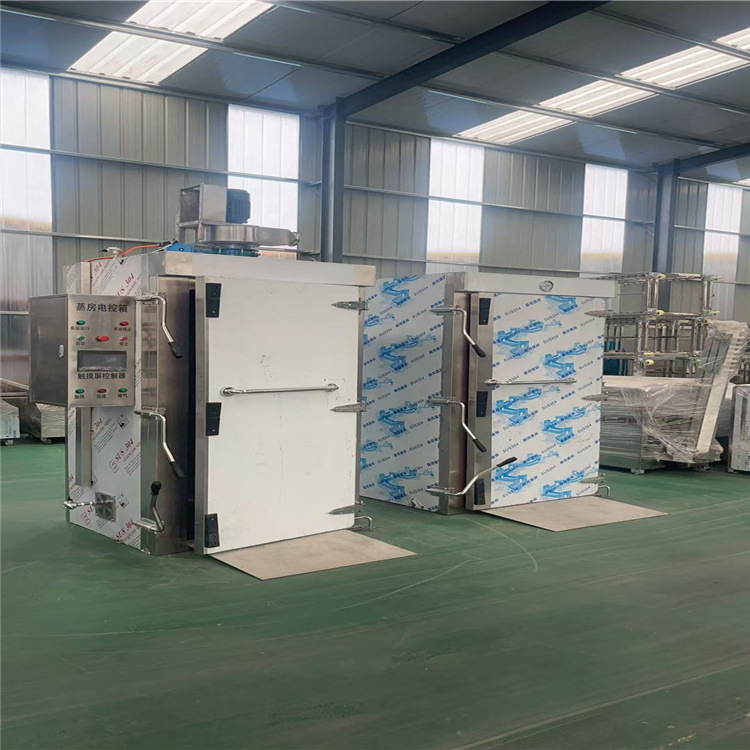 Double-Door Pressure Steamer, Sweet Potato Steamer, Automated Steaming Equipment Assembly Line