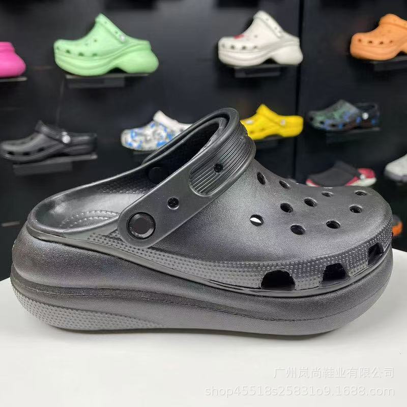 男性と女性のためのドロップシッピングパフ、厚いヒール、通気性のある下駄、ビーチカップルシューズ、アウターシューズをすぐに供給できます。|undefined