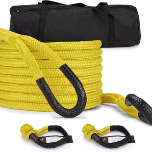 Car Trailer Rope Off-Road Special Trailer with High-Strength Power Recovery Traction Rope 20 Tons Anti-Shock Breakage