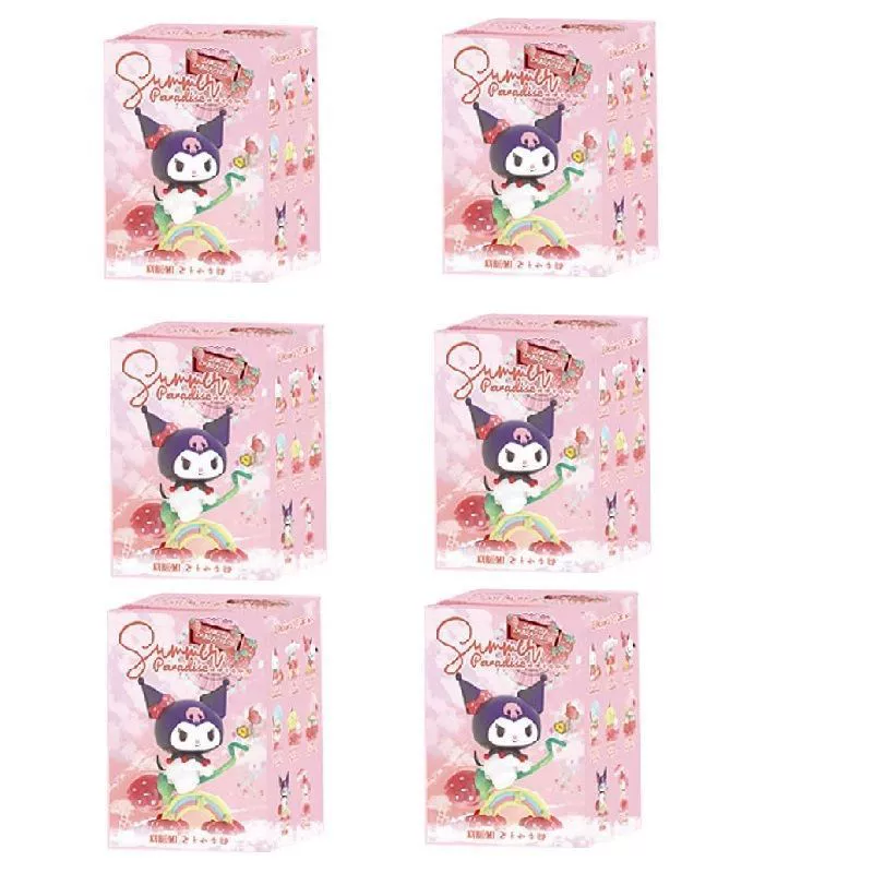 Фигурка в слепой коробке Sanrio (Kuromi и друзья), ручная работа, клубничная тематика