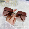 Square retro sunglasses, glasses solar-powered, 2021 collection, Korean style