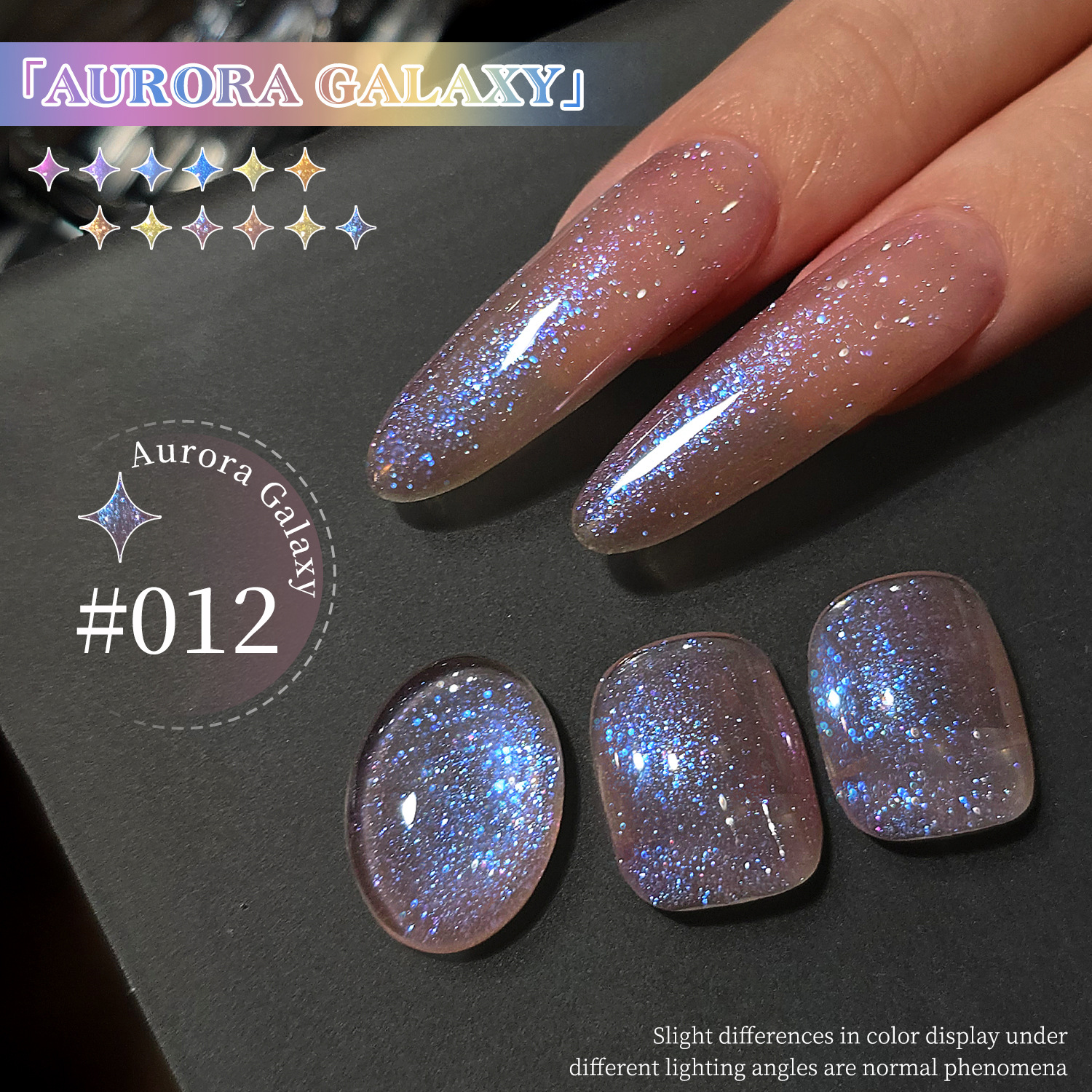 Esmalte de Uñas Gel Aurora Azul Hielo Secado para Salón de Uñas