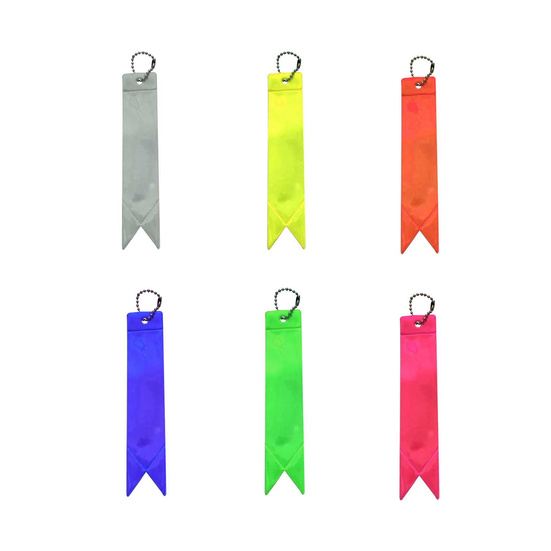 Bloqueo de llaves reflectante colorido bolso de estudiantes colgante PVC