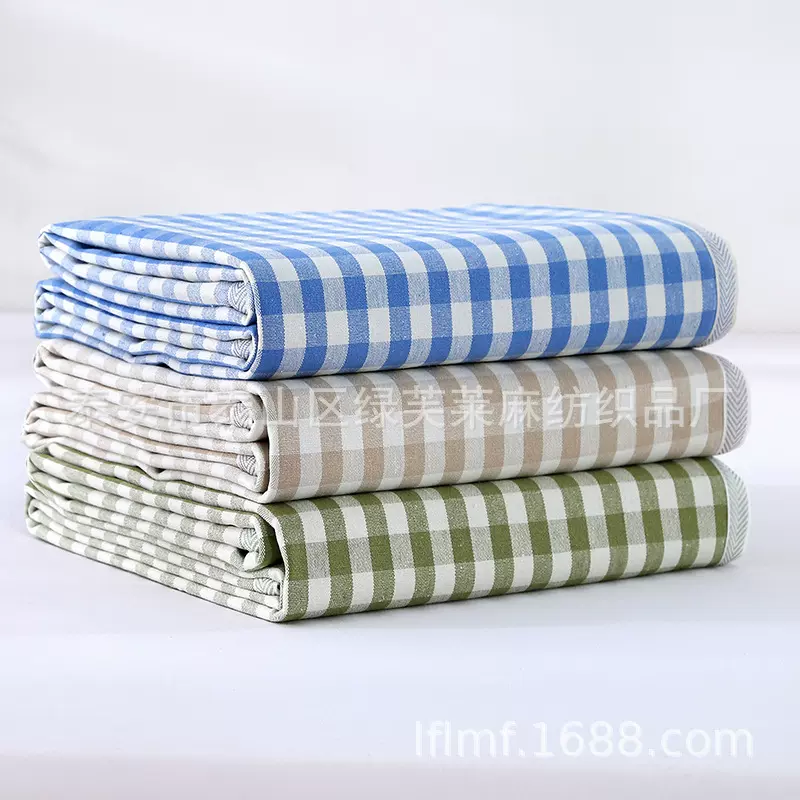 亚麻苎麻大麻汉麻凉席三件套双面可用亚麻苎麻大麻布面料