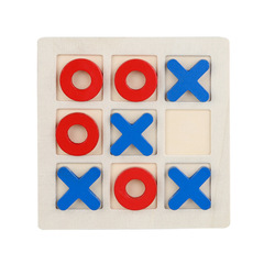 Wooden cross-border triple tic-tac-toe leisure battle puzzle board game street stall Jiugongge wooden toys wholesale CPC