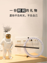 创意简约黑科技磁力球万年历家居摆件个性日历教师节同学生日毕业