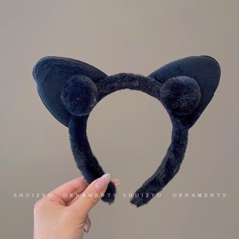 Face Wash diadema especial femenina 2023 nueva diadema femenina antideslizante horquilla de pelo de felpa Paquete de pelo banda de pelo de dibujos animados tocado