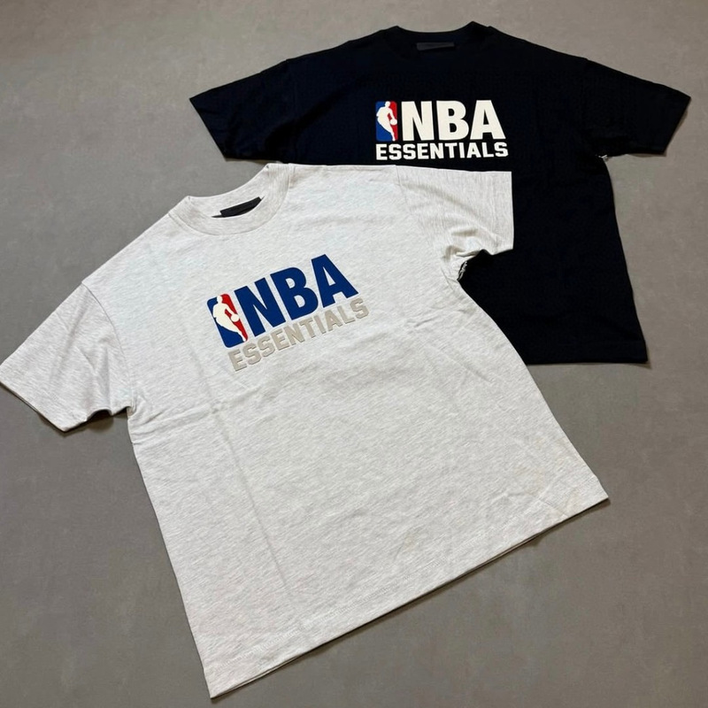 Fog Summer New Nba Collaboration Essentials Casual Short-Sleeve Unisex Loose Versatile Trendy T-Shirt Fog Summer New Nba Collaboration Essentials Casual Short-Sleeve Unisex Loose Versatile Trendy T-Shirt