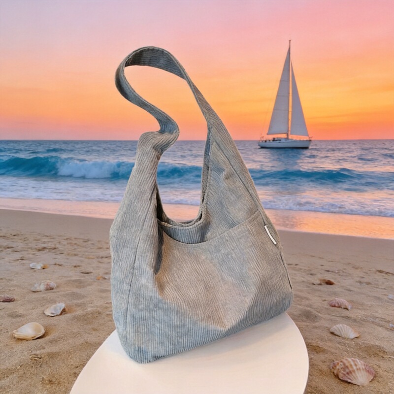 One-Shoulder Tote Nylon Bag for Women, Large Capacity Bag for Female Students, Trendy New Commuter Cloth Bag